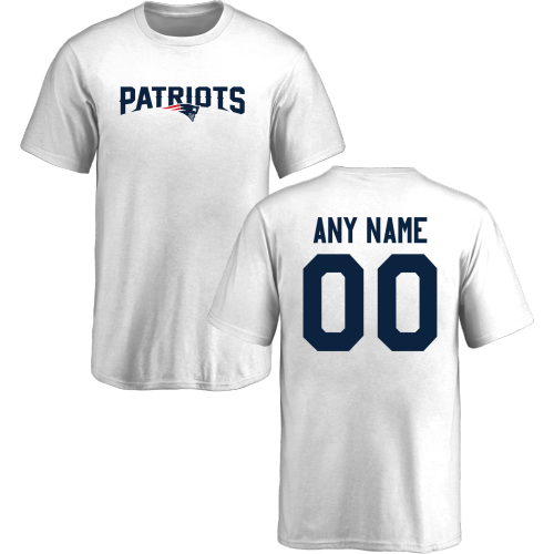 Youth New England Patriots Design-Your-Own Short Sleeve Custom NFL T-Shirt->soccer t-shirts->Sports Accessory